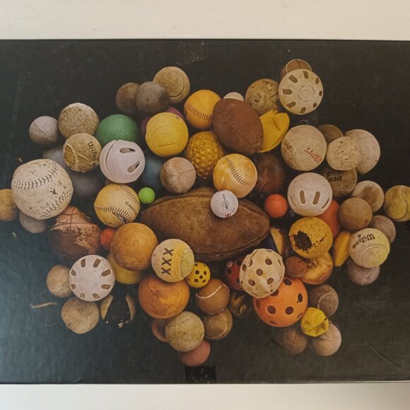 Galison 1000 Piece Jigsaw Puzzle Beached Balls Sport Puzzle Barry Rosenthal - Picture 6 of 7